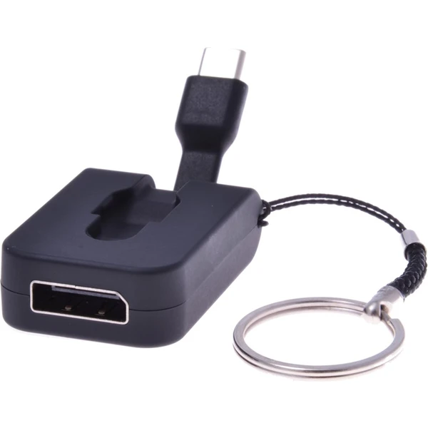 PremiumCord USB-C/DisplayPort redukcia čierna - Káble a redukcie - Hlavný obrázok