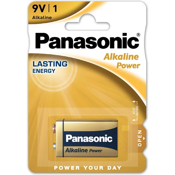 Panasonic Alkaline Power 9V alkalická batéria (1ks) - Batérie - Hlavný obrázok