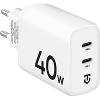 Tactical Base Plug Dual sieťová nabíjačka (40W) biela - Nabíjačky