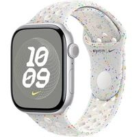 Apple Watch 49/46/45/44mm platinový športový remienok Nike S/M - Remienky
