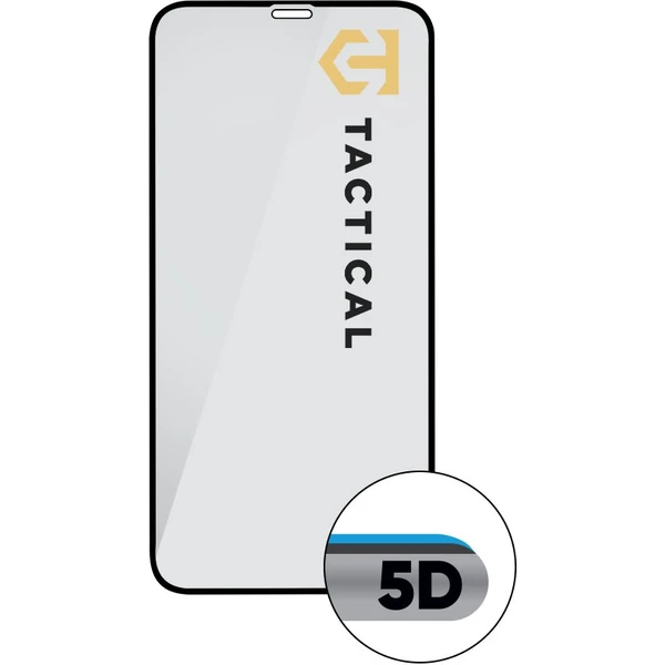 Tactical Glass Shield 5D sklo pre iPhone 11 Pro Max/XS Max čierne - Ochranné fólie a sklo - Obrázok JCYQ100501