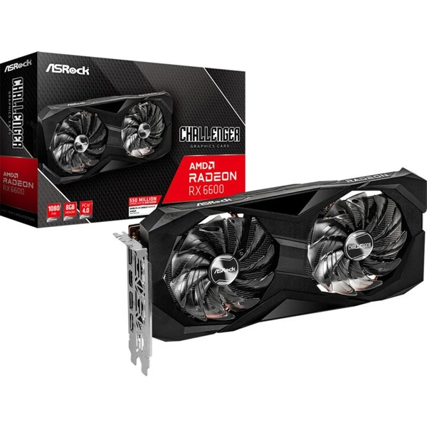ASRock AMD Radeon RX 6600 Challenger D 8GB - Grafické karty - Obrázok JD5E100501