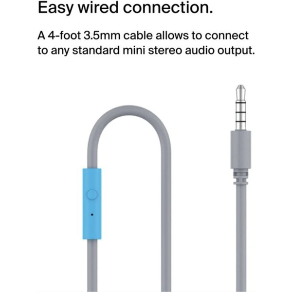 Belkin SOUNDFORM™ Mini detské drôtové slúchadlá modré - Slúchadlá - Obrázok JDCF000O01