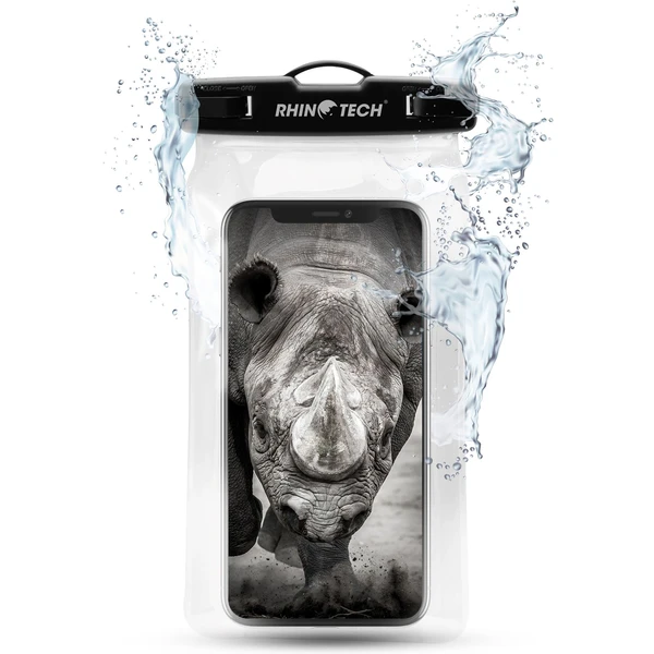 RhinoTech AQUA vodeodolné púzdro na mobil 6,9" IPX8 čierna - Puzdra - Obrázok JEF3000K01