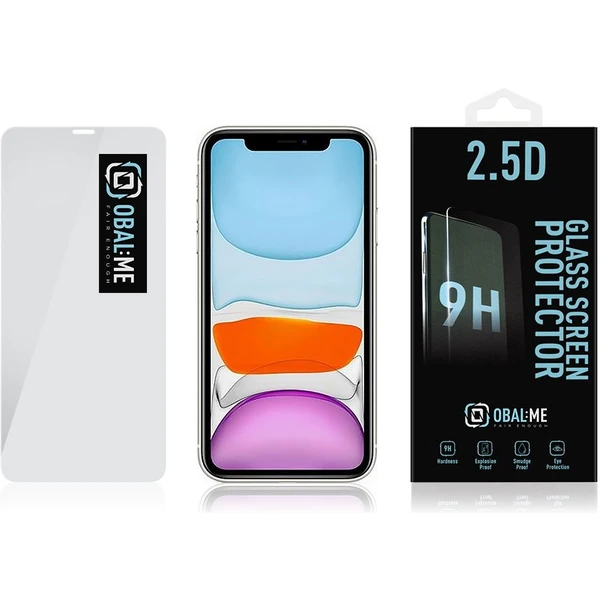 Obal:Me 2.5D tvrdené sklo Apple iPhone 11/XR číre - Ochranné fólie a sklo - Obrázok JEK6000701