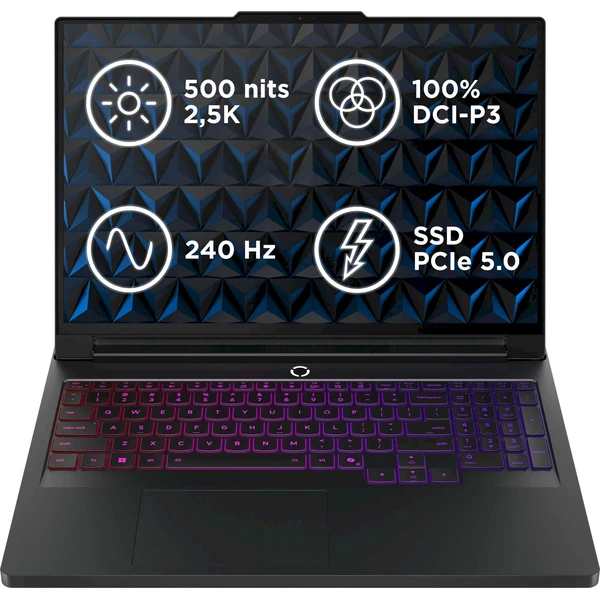 Lenovo Legion Pro 7 16IAX10H (83F50097CK) RTX 5070 Ti čierny - 3 roky Premium Care - Notebooky - Hlavný obrázok