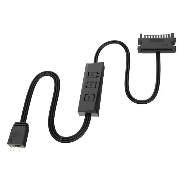 Akasa Vegas Controller Mate, 3-pin aRGB controller cable - Chladiče - Obrázok JG4X600301