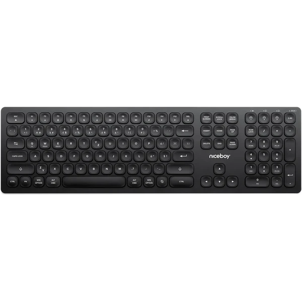 Niceboy Office K30 bezdrôtová klávesnica (CZ/SK) čierna - Klávesnice - Obrázok JG8F000J01