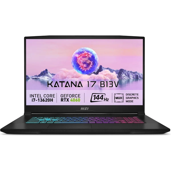 MSI Katana 17 (B13VFK-249CZ) RTX 4060 čierny - Notebooky - Hlavný obrázok