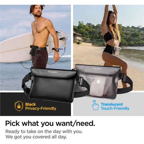 Spigen Aqua Shield WaterProof Waist Bag A620 1 Pack čierny - Puzdra - Obrázok JHA4000601