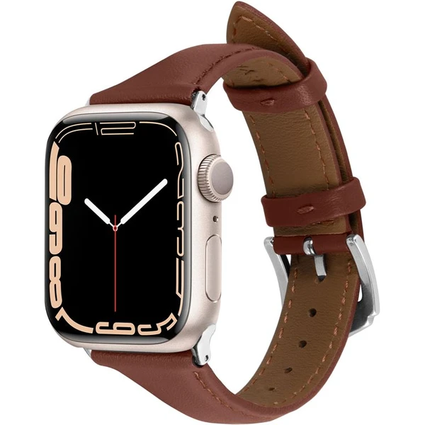 Spigen Kajuk Watch Band remienok Apple Watch 41/40/38mm hnedý - Remienky - Hlavný obrázok