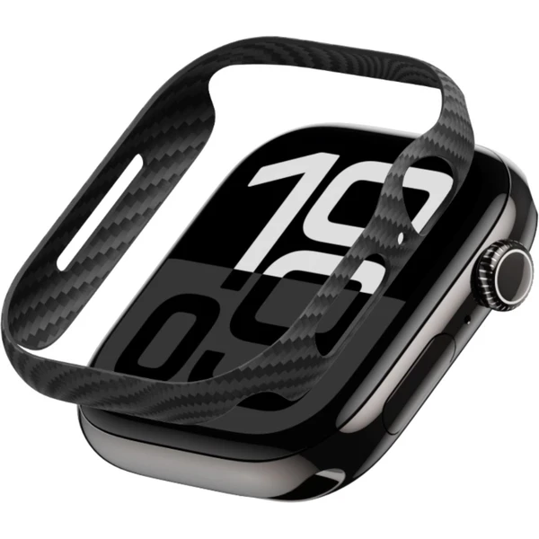 Pitaka Air case ochranný kryt Apple Watch Series 10 (46 mm) čierny/sivý - Puzdra - Obrázok JI1A000P01