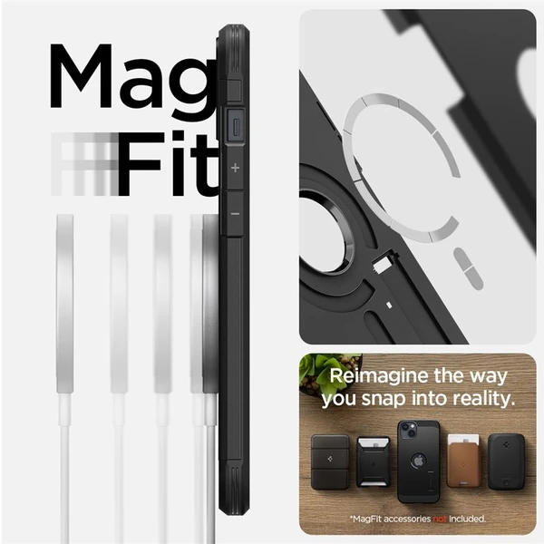 Spigen Tough Armor Mag kryt iPhone 14 čierny - Puzdra - Obrázok JI2H300401