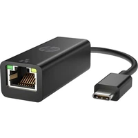 HP USB-C/RJ45 redukcia čierna - Káble a redukcie