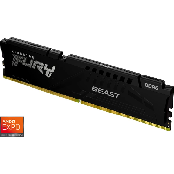 Kingston FURY Beast Black DDR5 16GB 5600MT/s CL36 DIMM (1x16GB) EXPO/XMP - Operačné pamäte - Hlavný obrázok