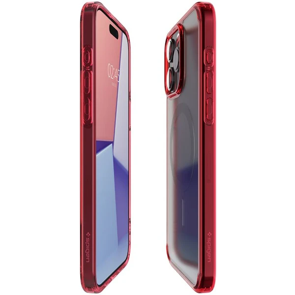 Spigen Ultra Hybrid MagFit kryt iPhone 15 Pro červený - Puzdra - Obrázok JIHA000601