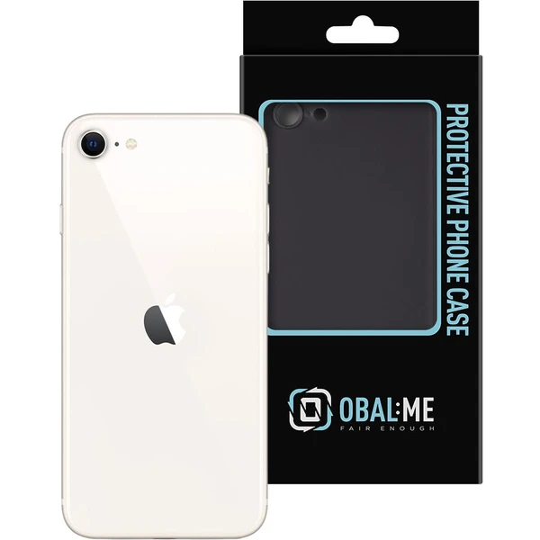 Obal:Me Matte TPU Kryt pre Apple iPhone 7/8/SE (20/22) čierny - Puzdra - Obrázok JIS0000L01