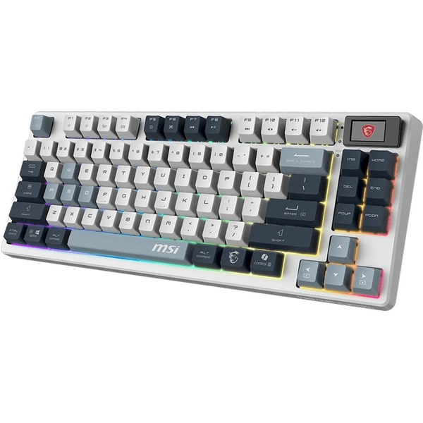 MSI FORGE GK600 TKL Sky bezdrôtová herná klávesnica CZ/SK - Klávesnice - Obrázok JIUF000K01