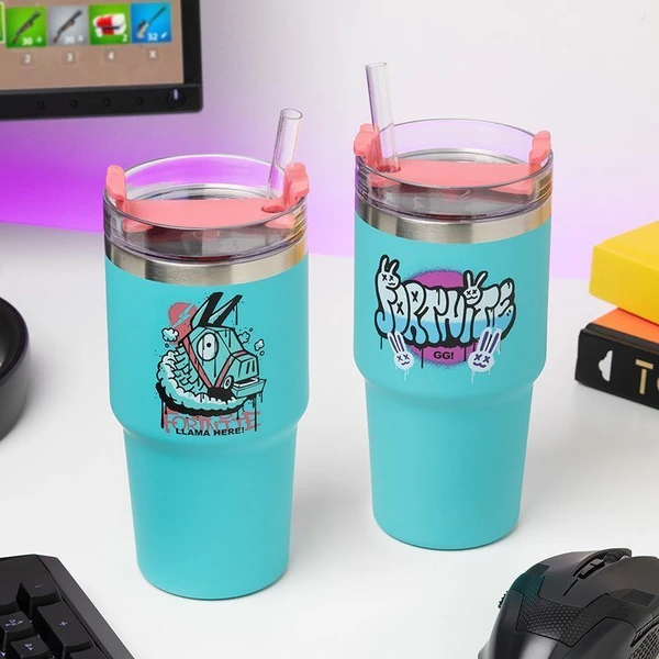Cestovný hrnček Fortnite - Llama Here! 600 ml - Hrnčeky - Obrázok JJHE000K01