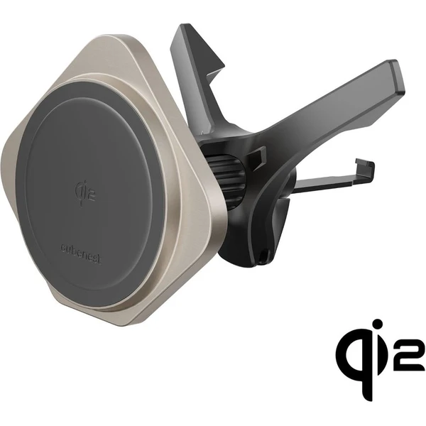 CubeNest SQ1C1 Qi2 (MagSafe) držiak do auta s nabíjaním titánový - Držiaky - Obrázok JK3E000K01