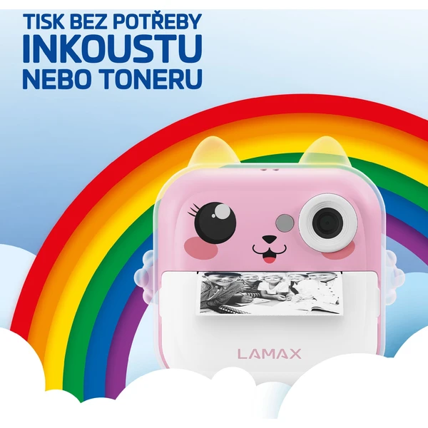LAMAX InstaKid2 Plus detský fotoaparát ružový - Fotoaparáty - Obrázok JKSL000K01
