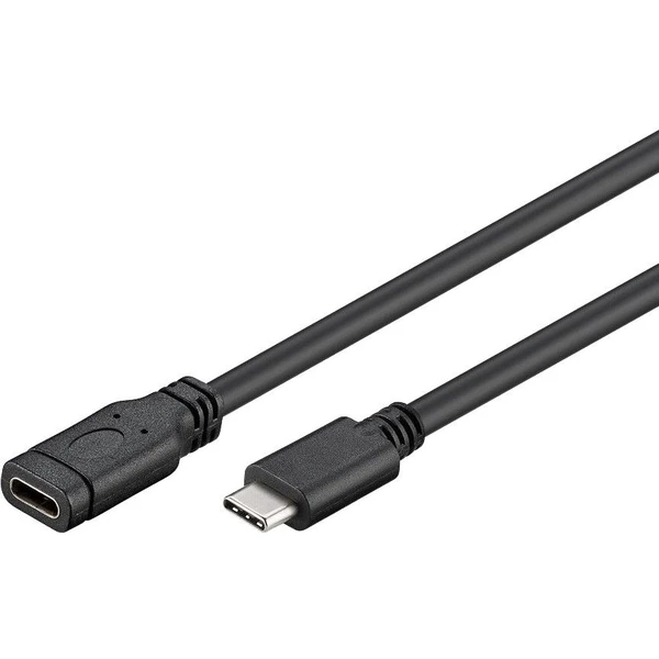 PremiumCord USB-C/USB-C predlžovací kábel 2m čierny - Káble a redukcie - Hlavný obrázok