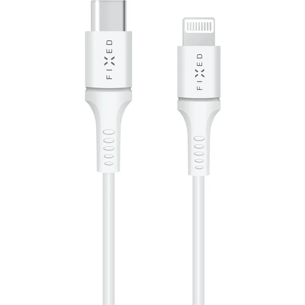 FIXOVANÝ USB-C/Lightning napájací kábel 15W 2m biely - Káble a redukcie - Hlavný obrázok