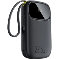 Baseus EnerFill FC31 Qpow 3 20000mAh powerbanka, 22,5W, s káblom USB-C a Lightning čierna - Powerbanky