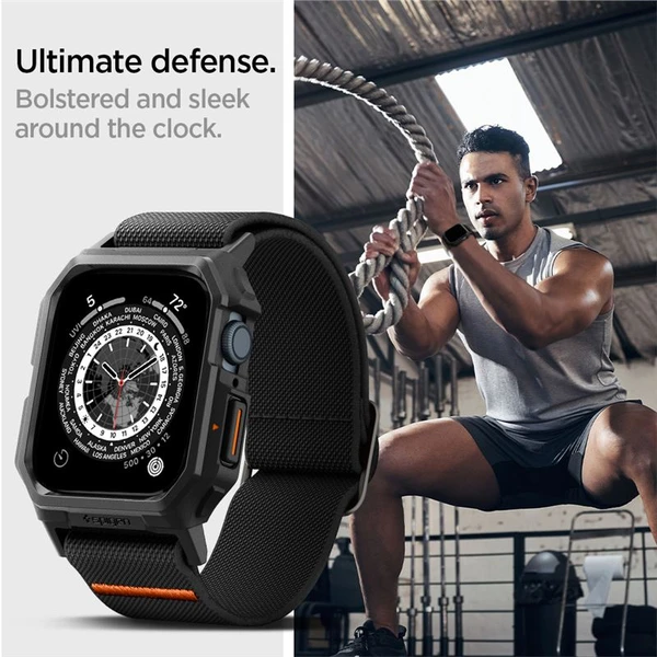Spigen Lite Fit Pre remienok Apple Watch 45/44mm matne čierny - Remienky - Obrázok JOA1000P01