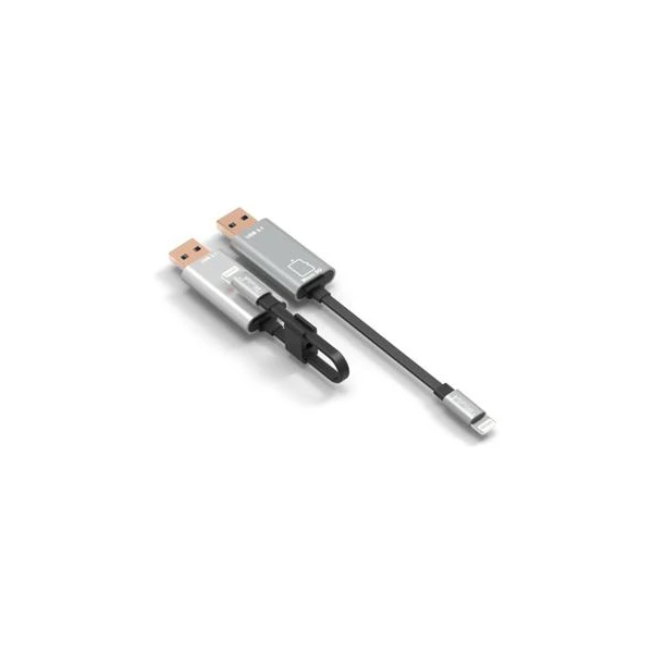 PremiumCord USB-A/Lightning napájací kábel 0,15m sivý - Káble a redukcie - Hlavný obrázok