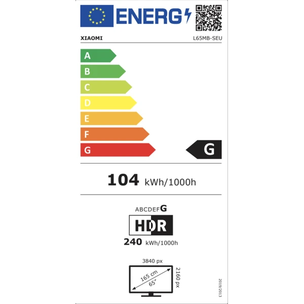 Xiaomi TV S Pro mini LED 65" - Televízia - Obrázok JOTI000K01