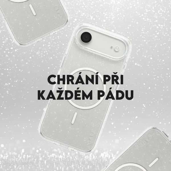 PanzerGlass® CARE Star Lit kryt s MagSafe Apple iPhone Air trblietavý/biely - Puzdra - Obrázok JPDH000K01