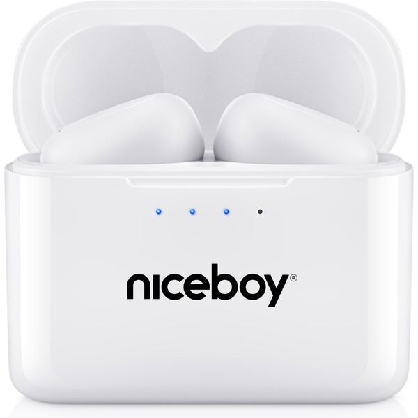 Niceboy HIVE Podsie 4 bezdrôtové slúchadlá biela