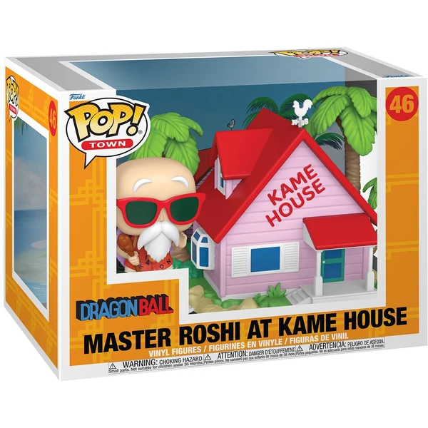 Funko POP! #46 Town: Dragon Ball - Kame House w/Master Roshi - Funko POP! - Obrázok JQ2F000K01