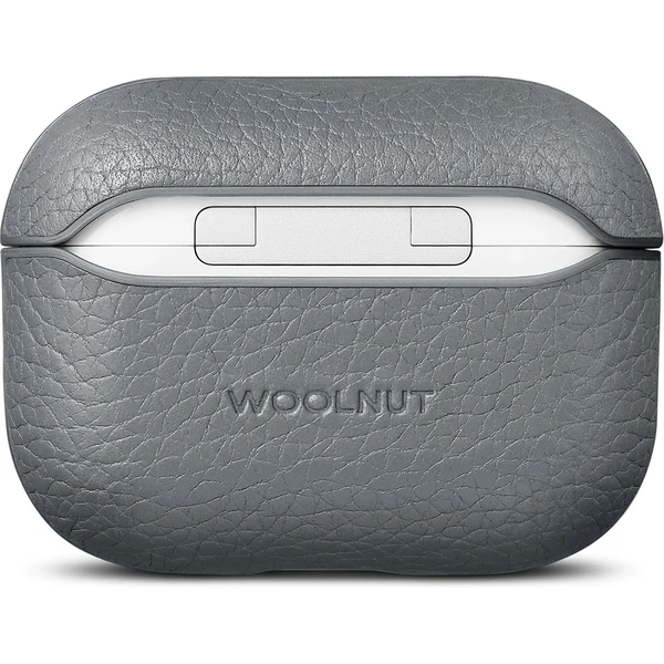 Woolnut Leather kožené puzdro pre AirPods Pro 3. generácia sivé - Puzdra - Obrázok JQJI000K01