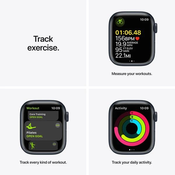 Apple Watch Series 7 41mm hliník (Kategória B) - Inteligentné hodinky - Obrázok JQZZ000501