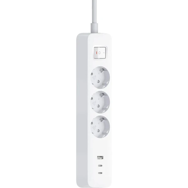 Xiaomi 20W Power Strip (2C1A) predlžovacia zásuvka biela - Zásuvky - Obrázok JS7K000K01