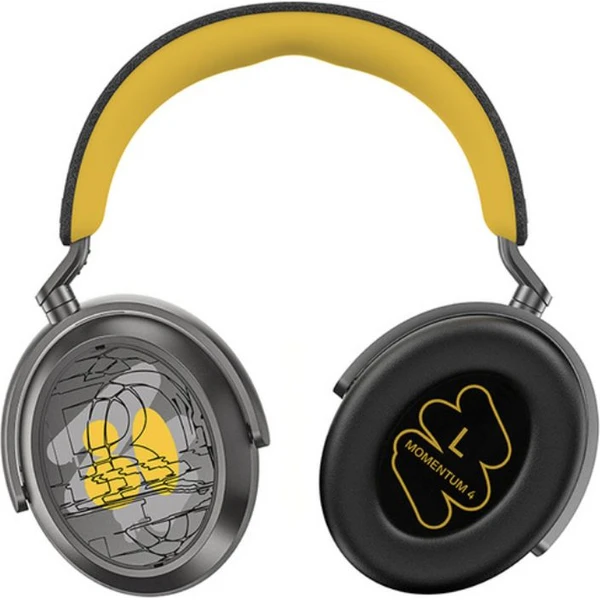 Sennheiser Momentum 4 bezdrôtové slúchadlá 80th Anniversary Edition sivá/žltá - Slúchadlá - Obrázok JSHE000K01