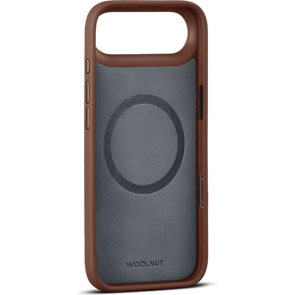 Woolnut MagSafe kožený kryt iPhone Air hnedý - Puzdra - Obrázok JSLH000K01