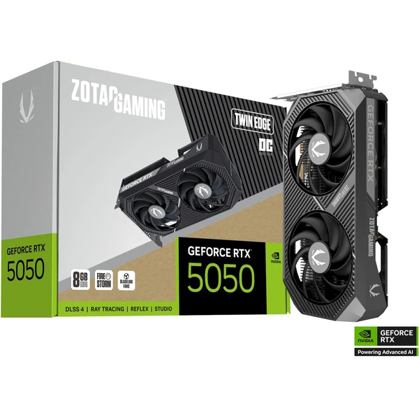ZOTAC NVIDIA GeForce RTX 5050 Twin Edge OC - Grafické karty - Obrázok JSLI000K01