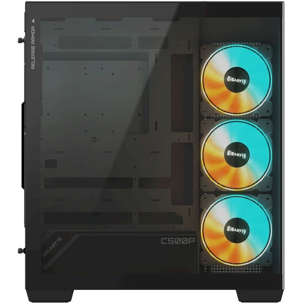 GIGABYTE C500 PANORAMIC STEALTH čierna - Počítačové skrine - Obrázok JT5H000K01