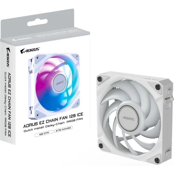GIGABYTE AORUS EZ CHAIN ??FAN 120 ICE - Ventilátory pre PC - Obrázok JU5H000K01