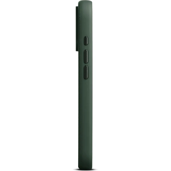 Woolnut MagSafe kožený kryt iPhone 17 Pro tmavo zelený - Puzdra - Obrázok JULH000K01