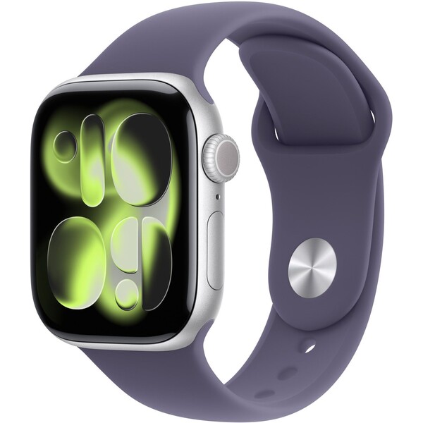 E-shop Apple Watch 42/41/40/38mm hmlovo fialový športový remienok M/L