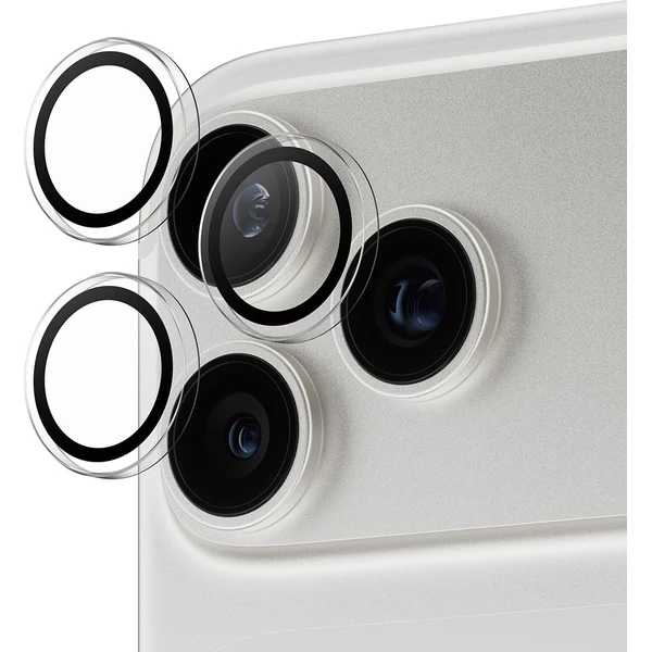 PanzerGlass® Hoops sklá Apple iPhone 17 Pro/16 Pro/15 Pro/17 Pro Max/16 Pro Max/15 Pro Max číre - Ochranné fólie a sklo - Hlavný obrázok