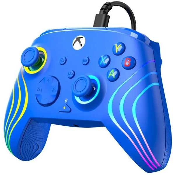 Turtle Beach herný ovládač RGB Afterglow Wave (XBOX/PC) modrý - Herné ovládače - Obrázok JWMH000K01