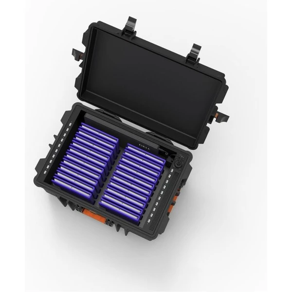 PORT CONNECT CHARGING SUITCASE 20 Tablet + 1 NB, nabíjací prepravný kufor na kolieskach, čierny - Nabíjačky - Obrázok JXB0000N01