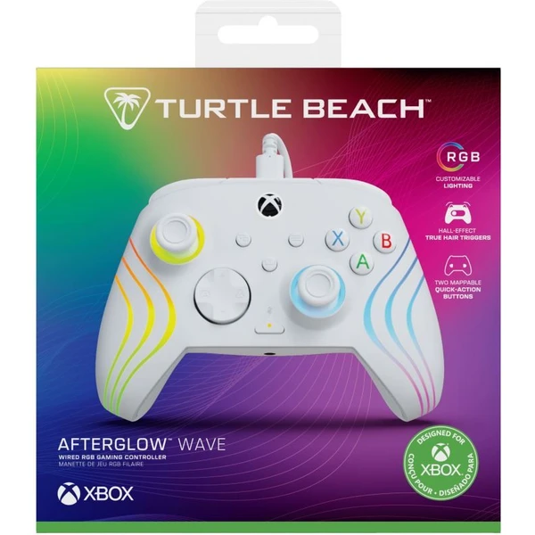 Turtle Beach herný ovládač RGB Afterglow Wave (XBOX/PC) biely - Herné ovládače - Obrázok JXMH000K01