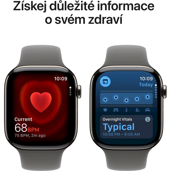Apple Watch Series 11 Cellular (42mm) Prírodný titán so skalo šedým športovým remienkom S/M - Inteligentné hodinky - Obrázok JXRH000K01