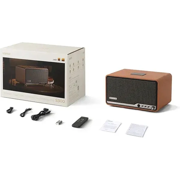 EDIFIER S300 bezdrôtový reproduktor hnedý - Reproduktory - Obrázok JY7H000K01